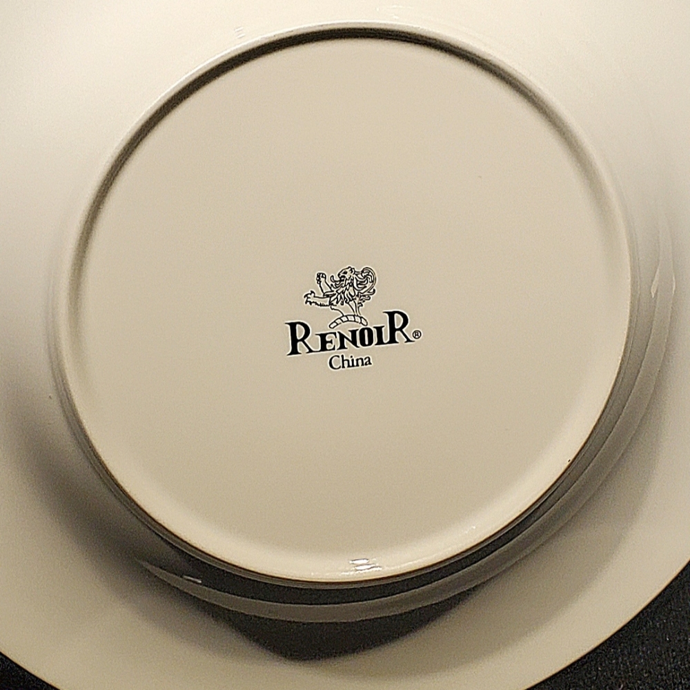 Set of 11 Renoir Vintage China 'Daffodil' Salad/Dinner Plates -No Center Flowers - Picture 8 of 8
